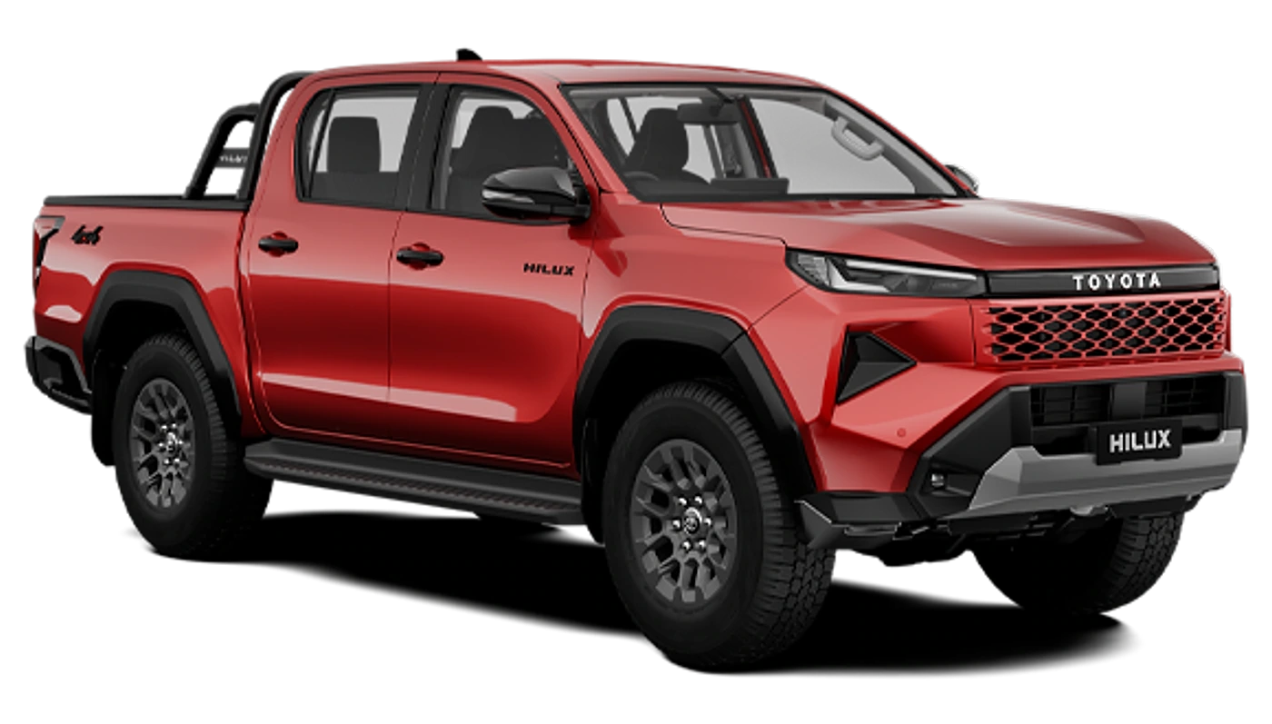 Toyota Hilux in Emotional Red