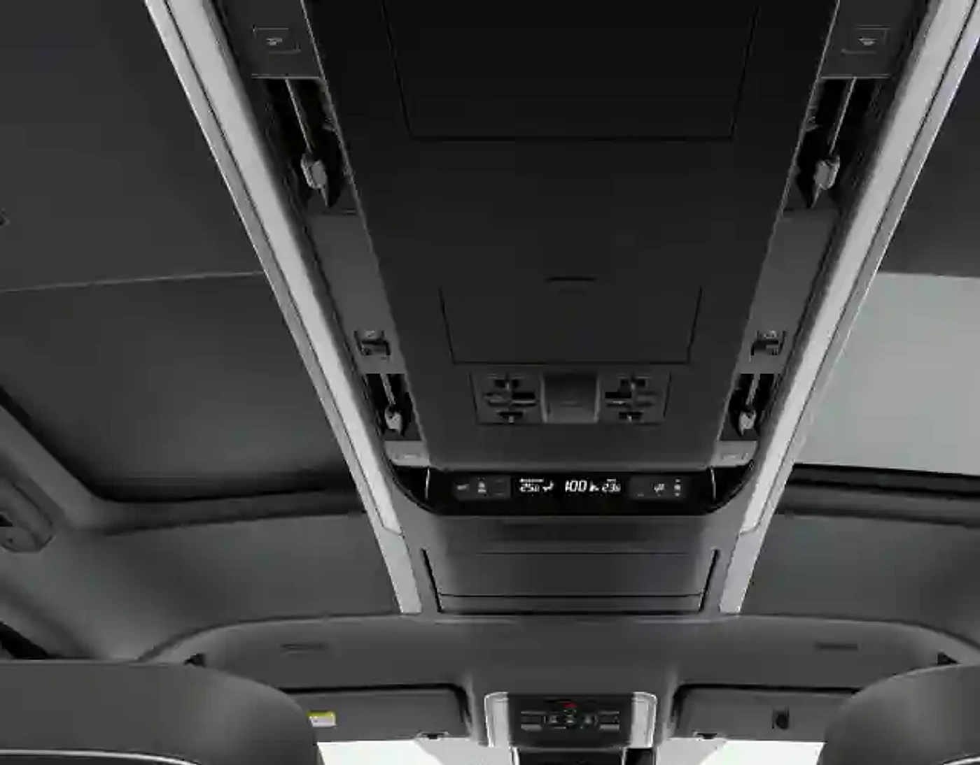 Toyota Vellfire interior: roof console